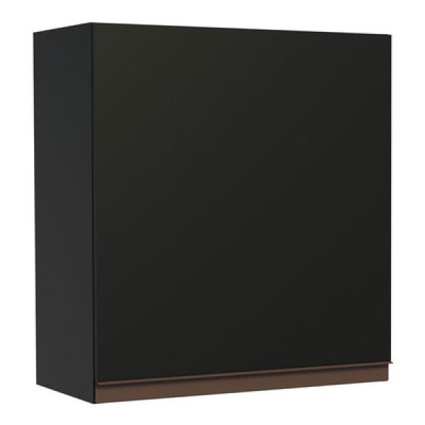 Encontraproduto.com.br - Armário Aéreo Madesa Reims 60 cm 1 Porta Preto