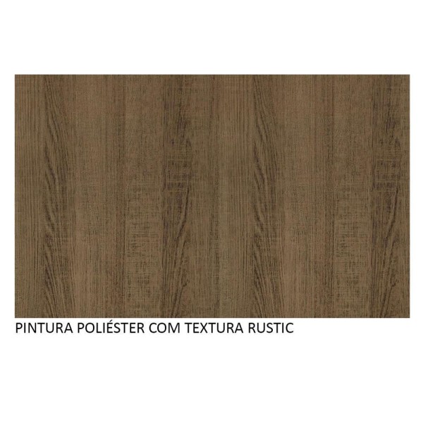 Encontraproduto.com.br - Balcão de Pia Madesa Glamy 120 cm 2 Portas (Com Tampo) Rustic