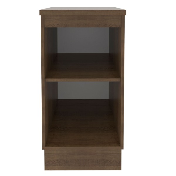 Encontraproduto.com.br - Balcão Madesa Stella 40 x 60 cm 1 Porta (Com Tampo) Rustic/Branco