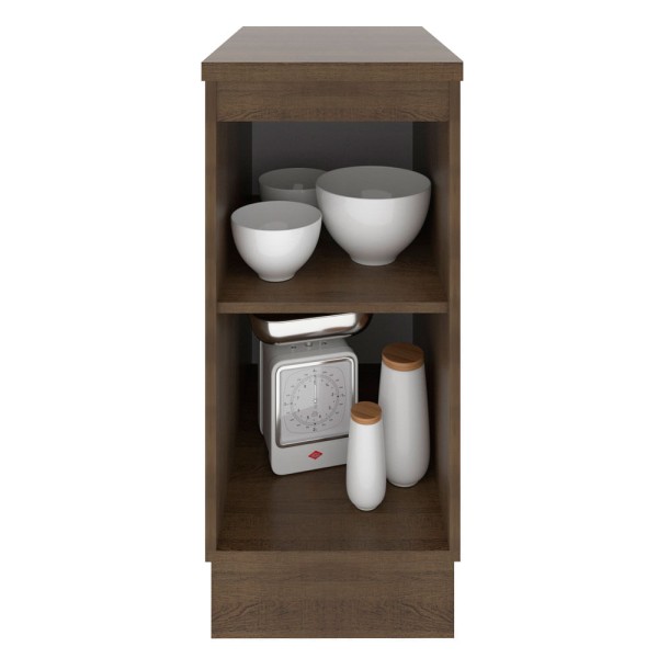Encontraproduto.com.br - Balcão Madesa Stella 35 x 60 cm 1 Porta (Com Tampo) Rustic