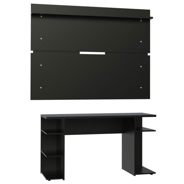 Encontraproduto.com.br - Mesa para Computador Gamer e Painel TV Madesa Preto