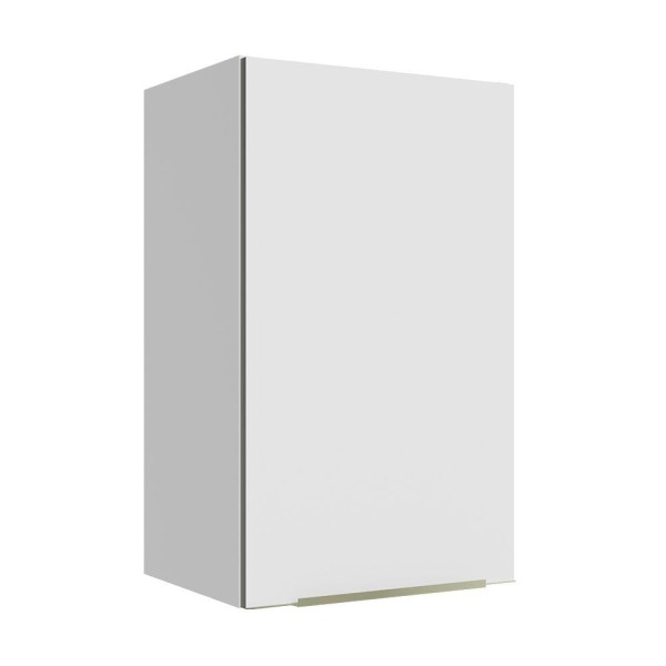 Encontraproduto.com.br - Armário Aéreo Madesa Lux 40 cm 1 Porta Branco/Branco Veludo