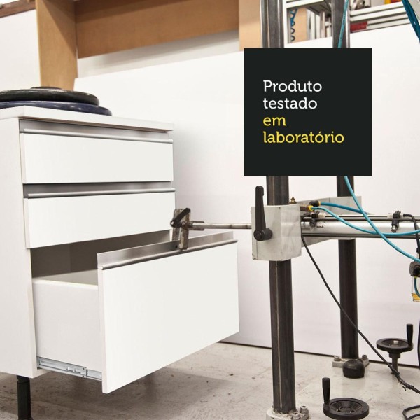 Encontraproduto.com.br - Cozinha Compacta Madesa Topazio Pop com Armário, Balcão e Tampo Branco/Rustic
