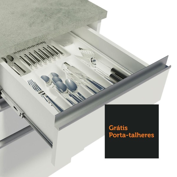 Encontraproduto.com.br - Armário de Cozinha Completa de Canto 349cm Branco Glamy Madesa 03