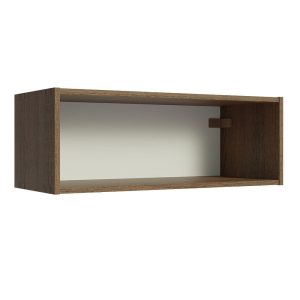 Encontraproduto.com.br - Armário Aéreo Com Nicho Aberto 60cm Rustic Emilly Madesa