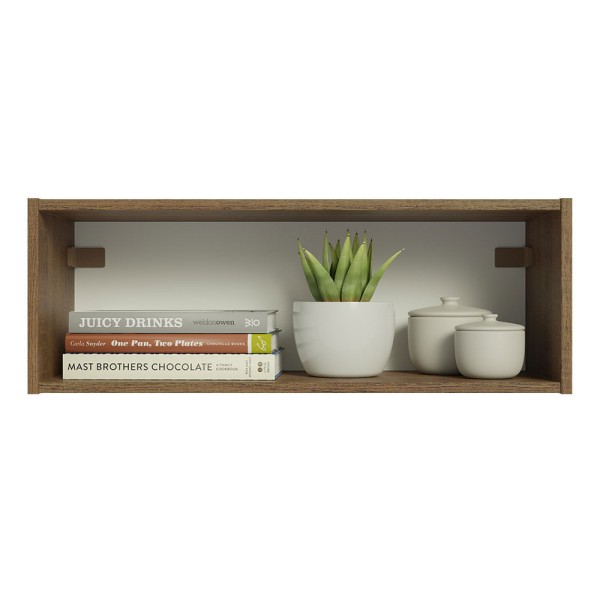 Encontraproduto.com.br - Armário Aéreo Com Nicho Aberto 60cm Rustic Emilly Madesa