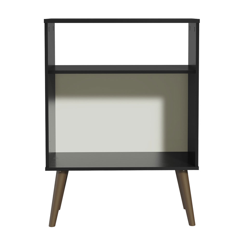 Encontraproduto.com.br - Aparador Buffet Cantinho Do Café Com Pés 2 Portas Preto 7030 Madesa Preto