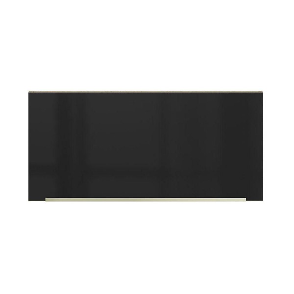 Encontraproduto.com.br - Armário Aéreo 70 Cm 1 Porta Rustic/preto Lux Rustic/preto