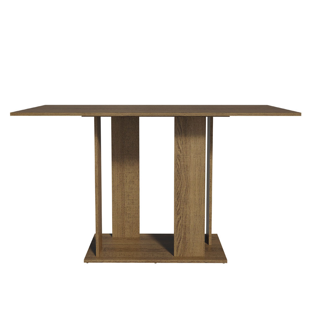 Encontraproduto.com.br - Mesa de Jantar Retangular com Tampo de Madeira Rustic 5327 Madesa