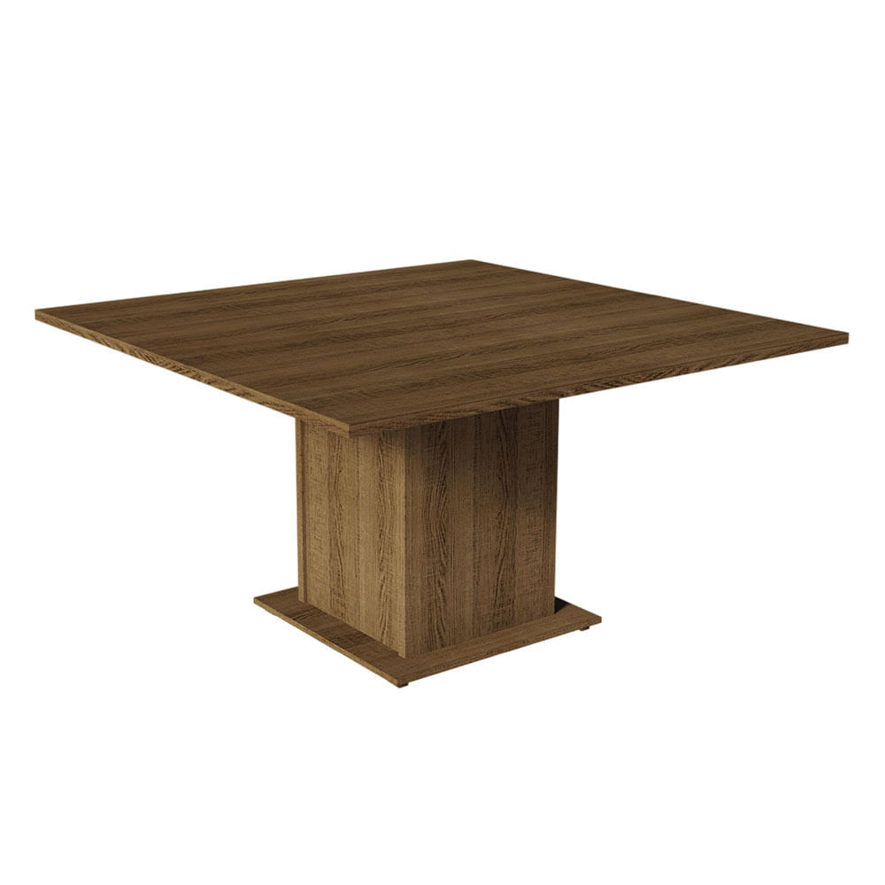 Encontraproduto.com.br - Sala Jantar Mesa Tampo Madeira 8 Cadeiras Leila Madesa Ri Cor Rustic/Imperial Desenho do tecido das cadeiras Liso
