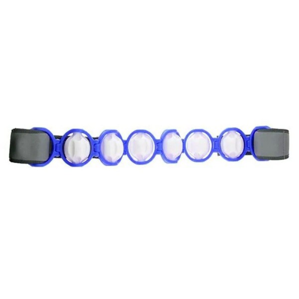 Encontraproduto.com.br - Corda Cinta Massageadora 6 Rolos Pernas Cordas Pescoço Barriga