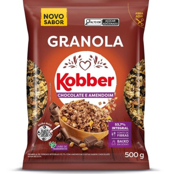 Encontraproduto.com.br - Granola com Cacau Light Kobber 500g