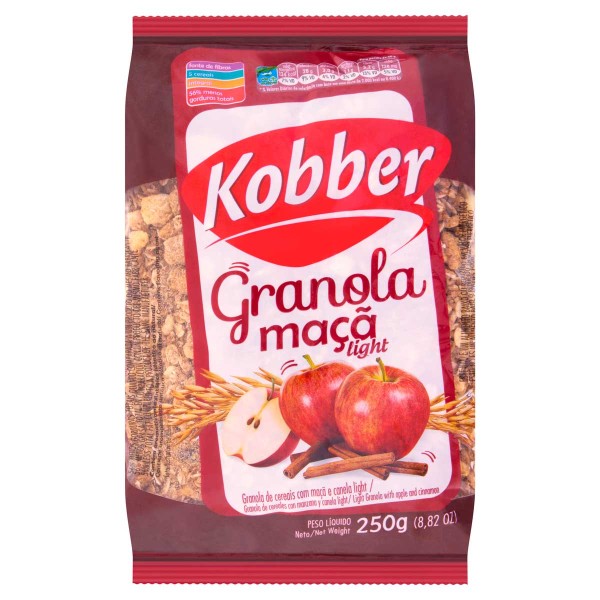 Encontraproduto.com.br - Granola Light Maçã Kobber Pacote 250 g
