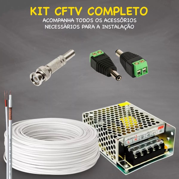 Encontraproduto.com.br - Kit 28 Cameras Segurança Full Color Intelbras Dvr 32c Intelbras 3tb