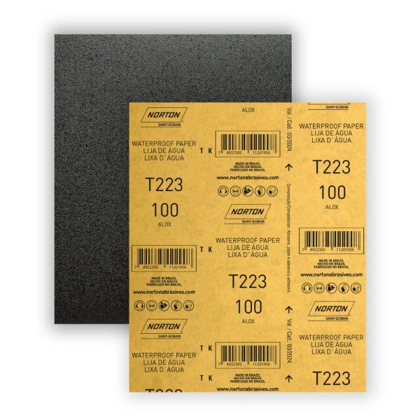Encontraproduto.com.br - Lixa Dagua Norton T223 Grão 100