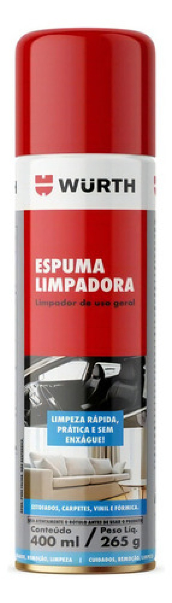 Espuma Limpadora 400ml/265g - Wurth.
