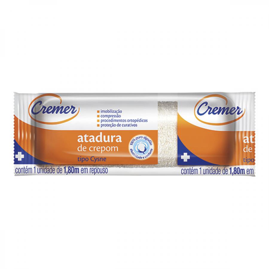 Encontraproduto.com.br - Atadura Cremer Cysne Crepe 8cm x 1,8m