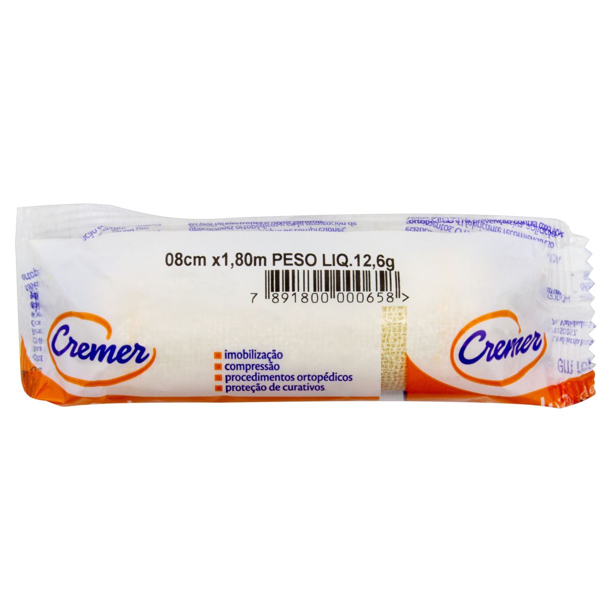 Encontraproduto.com.br - Atadura Cremer Cysne Crepe 8cm x 1,8m