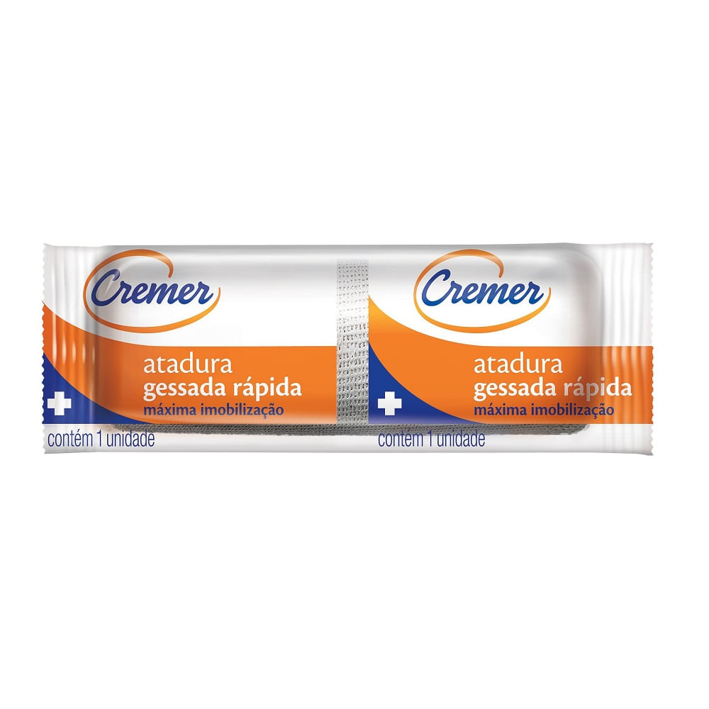 Encontraproduto.com.br - Atadura Gessada Rápida Cremer 08cmX2m - unidade