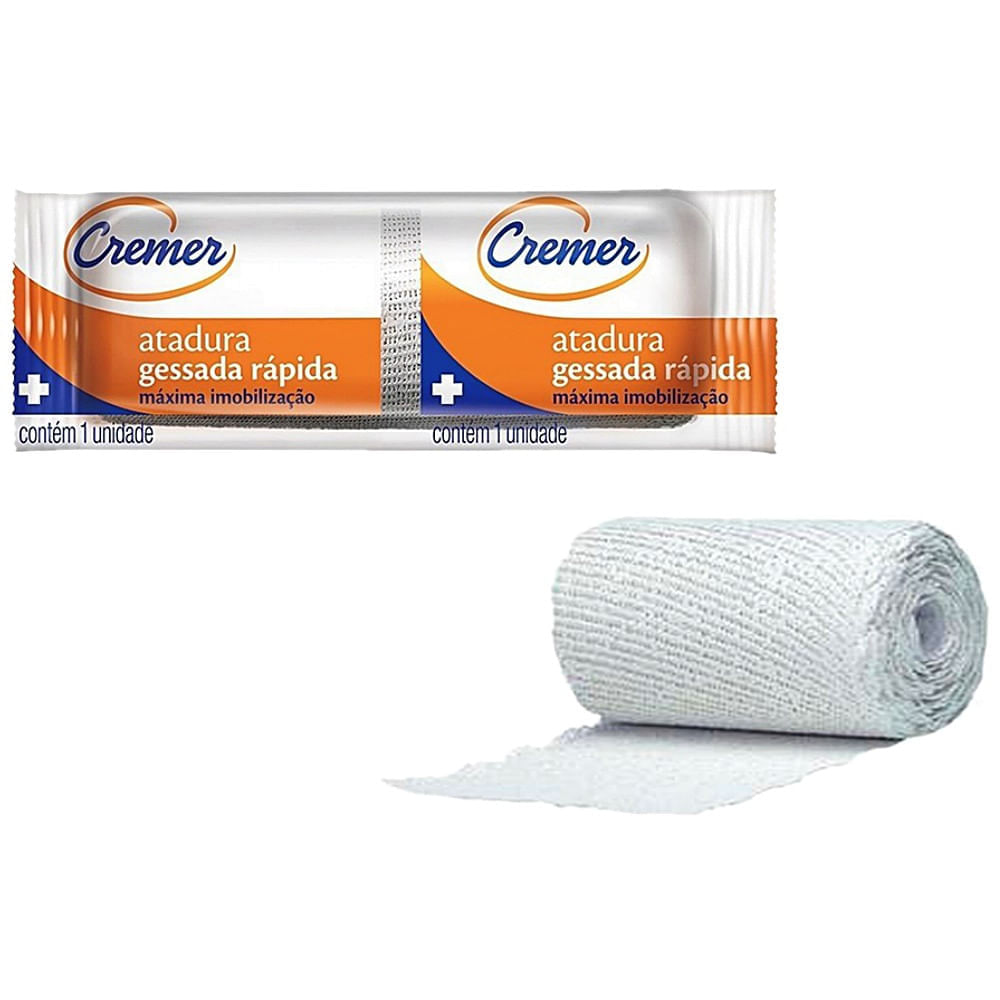 Encontraproduto.com.br - Atadura Gessada Rápida Cremer 10cmX3m - unidade