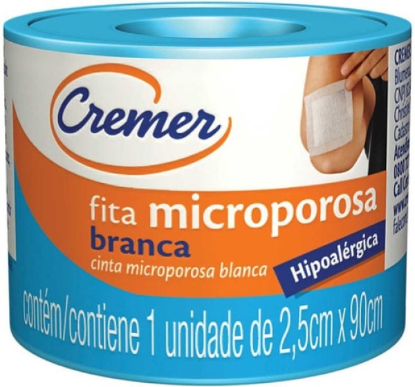 Esparadrapo Impermeável Cremer 2,5cm x 0,9m 1 Unidade