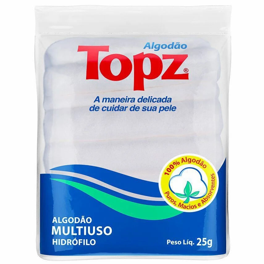 Encontraproduto.com.br - Algodão Topz Multiuso 25g