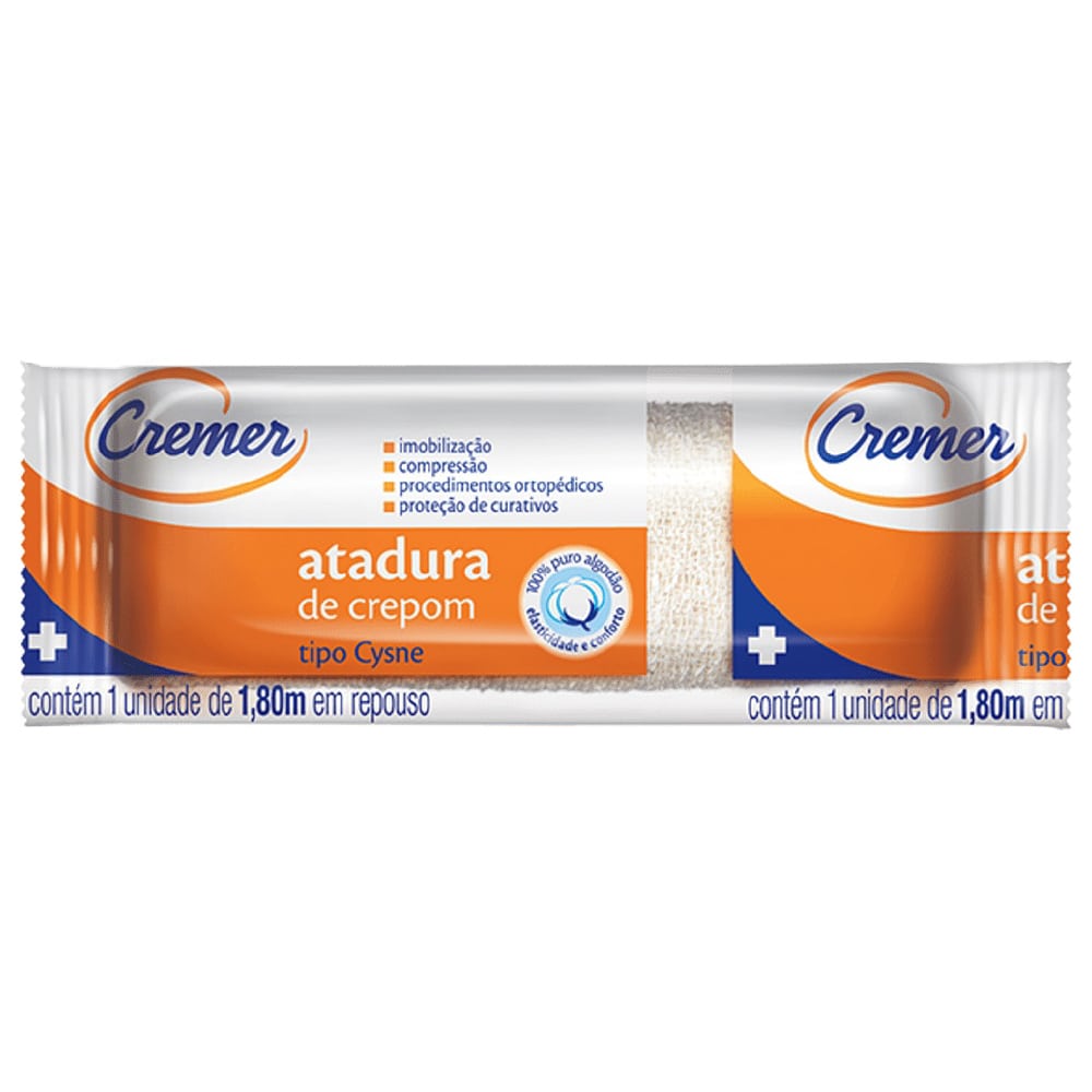 Encontraproduto.com.br - Atadura Crepe Cysne 10cm