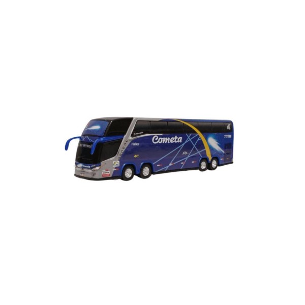 Encontraproduto.com.br - ônibus Em Miniatura Cometa Halley 2 Andares 1800 Dd G7