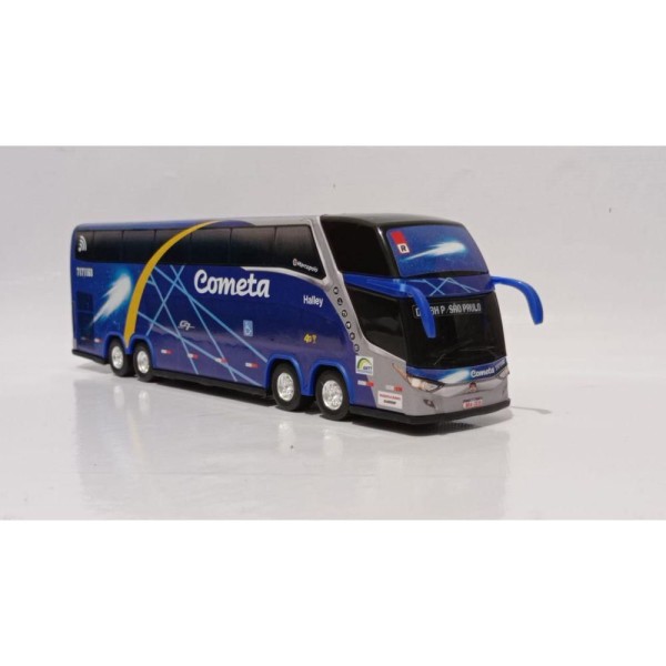 Encontraproduto.com.br - ônibus Em Miniatura Cometa Halley 2 Andares 1800 Dd G7