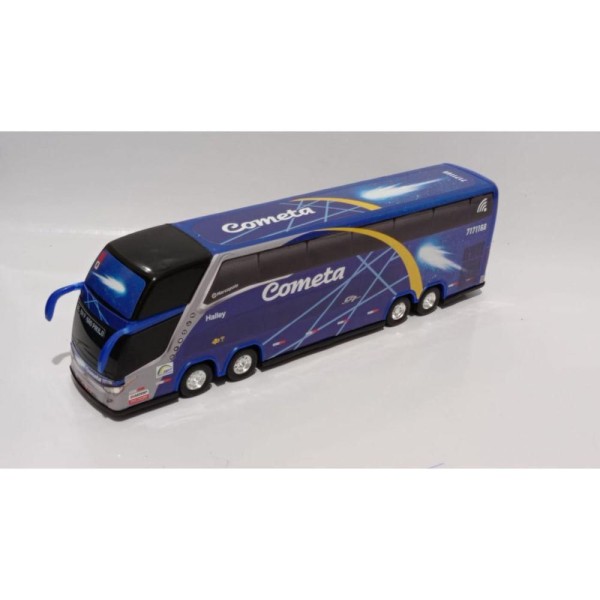 Encontraproduto.com.br - ônibus Em Miniatura Cometa Halley 2 Andares 1800 Dd G7