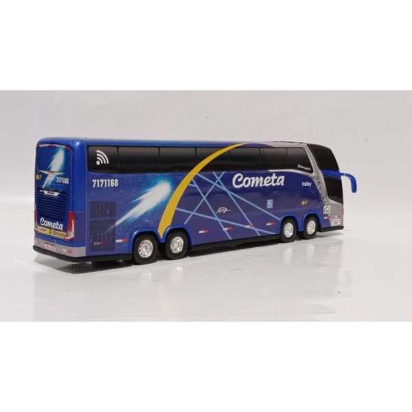 Encontraproduto.com.br - ônibus Em Miniatura Cometa Halley 2 Andares 1800 Dd G7