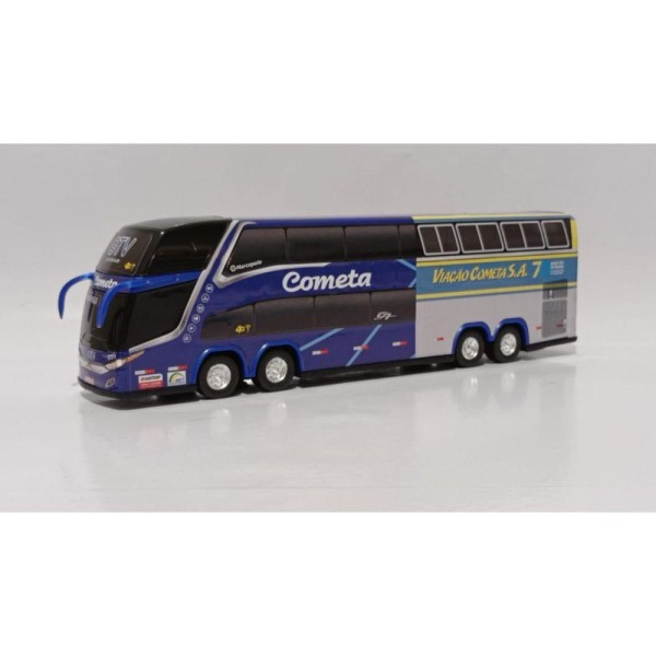 Encontraproduto.com.br - Brinquedo Em Miniatura ônibus Cometa Especial 2 Andares