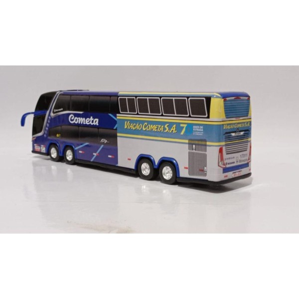 Encontraproduto.com.br - Brinquedo Em Miniatura ônibus Cometa Especial 2 Andares