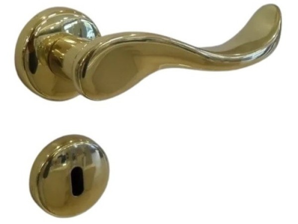 FECHADURA PORTA INTERNA QUARTO SALA MAGIE IMAB DOURADA OA LATÂO MÁQUINA 55MM
