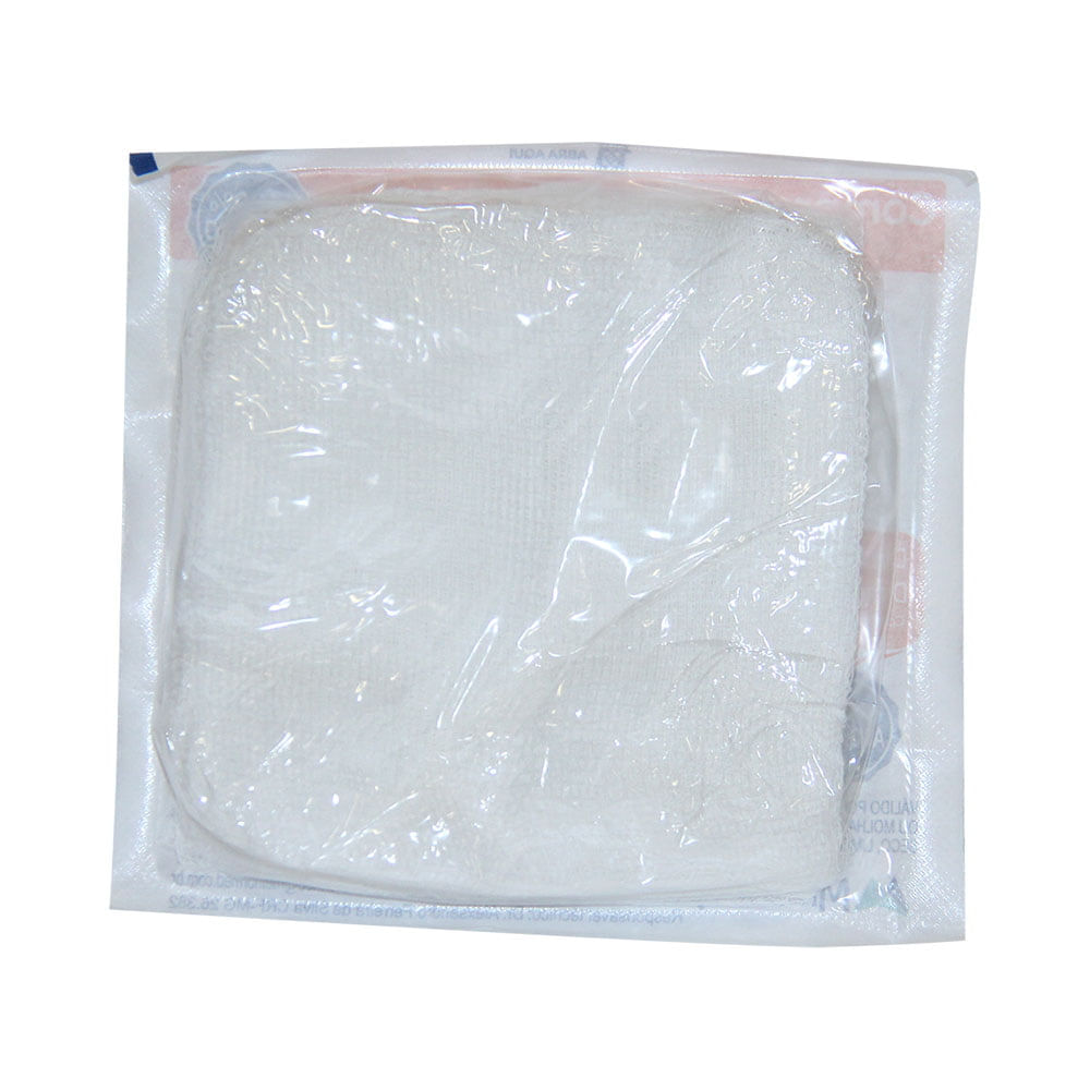 Encontraproduto.com.br - Gaze Estéril Melhor Med 10x10cm 13 Fios 30 Pacotes