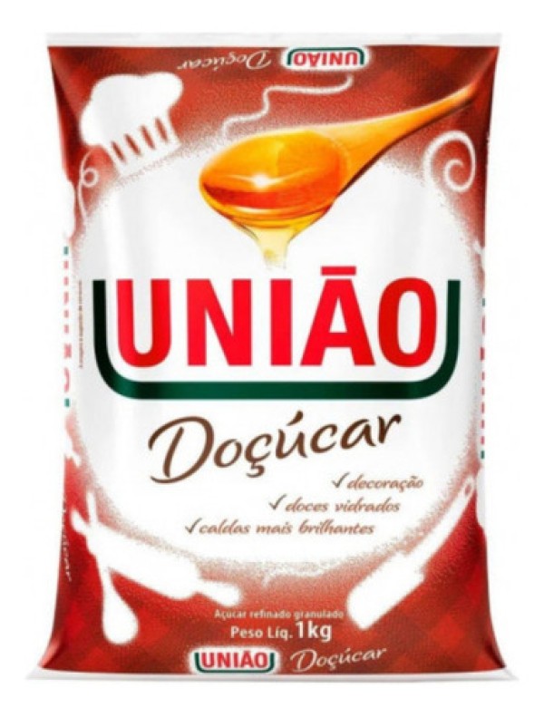 Encontraproduto.com.br - Açúcar Refinado União Granulado Doçúcar 1kg