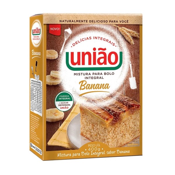 Encontraproduto.com.br - Mistura Para Bolo União Integral Banana 400g