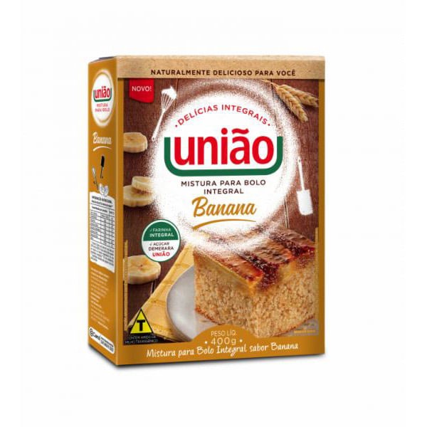 Encontraproduto.com.br - Mistura Para Bolo União Integral Banana 400g