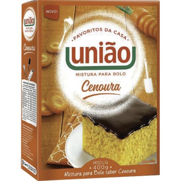 Mistura para Bolo União Cenoura Caixeta com 400g