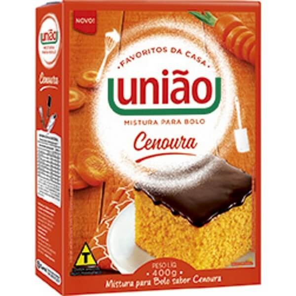 Encontraproduto.com.br - Mistura para Bolo União Cenoura Caixeta com 400g