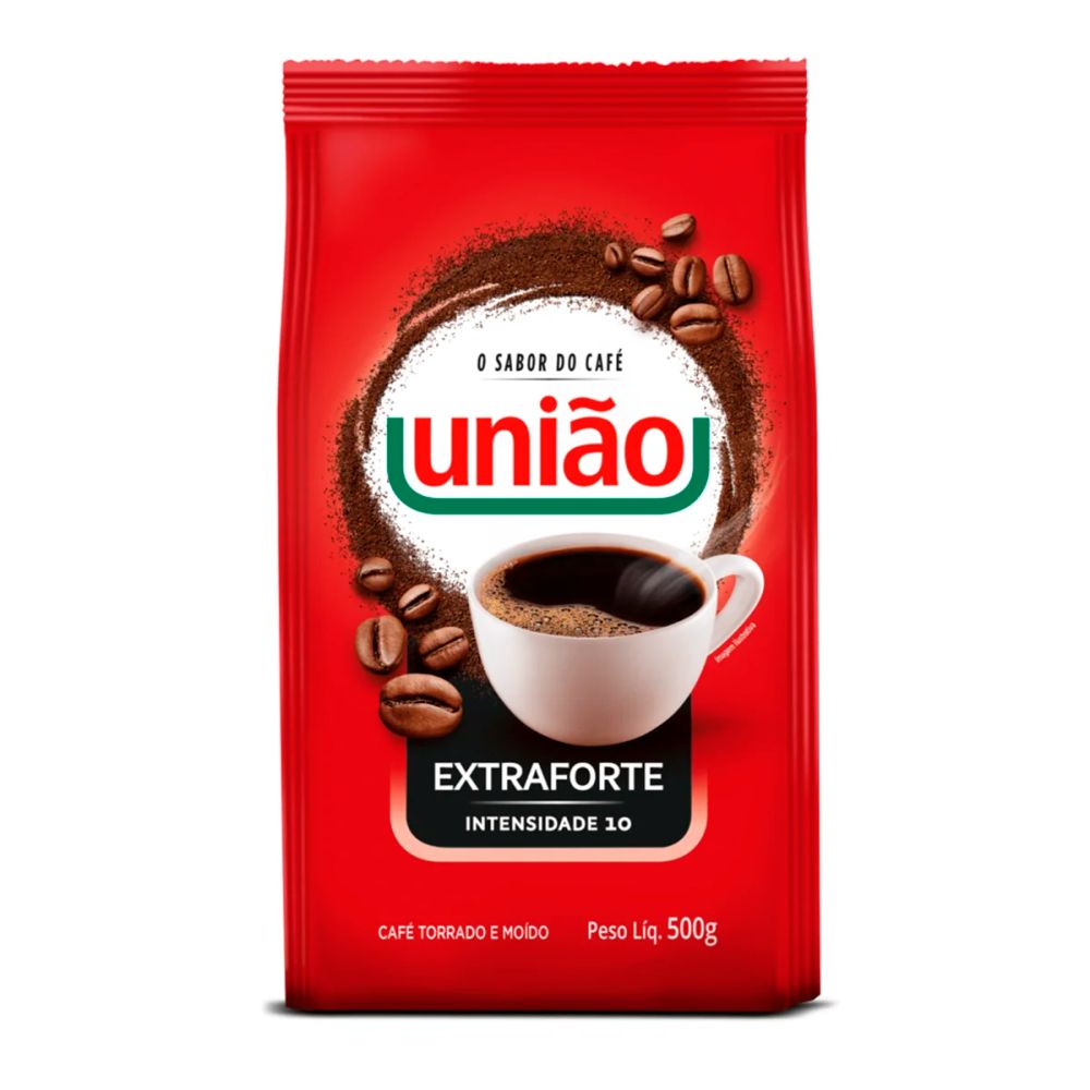 Encontraproduto.com.br - Café União Extra Forte Vácuo Pacote com 500g