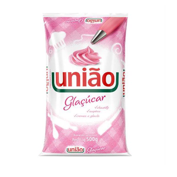 Encontraproduto.com.br - Açúcar UNIÃO de Confeiteiro Glaçúcar Pacote 500g
