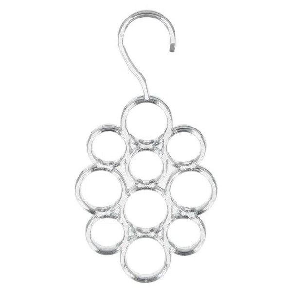 Encontraproduto.com.br - Cabide Organizador Para 10 Peças Argolas Cinto Gravatas Toalha Lenços Único