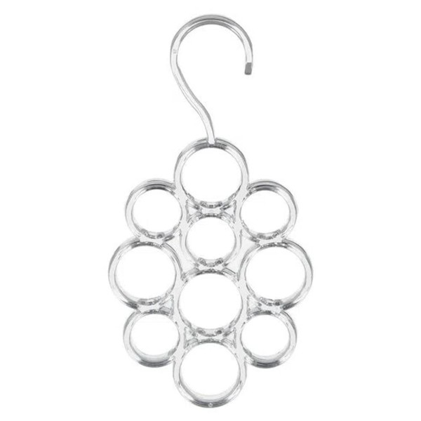 Encontraproduto.com.br - Cabide Organizador Para 10 Peças Argolas Cinto Gravatas Toalha Lenços Único