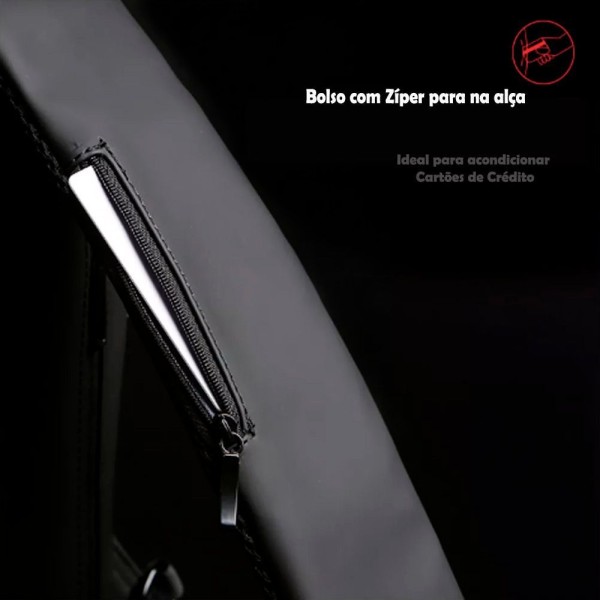 Encontraproduto.com.br - Mochila Anti Furto Transversal Cadeado Com Senha Saida Carregador Usb Resistente A água azul