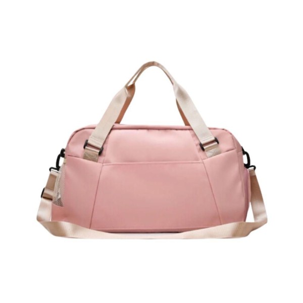 Encontraproduto.com.br - Bolsa Mala Grande Com Alça Academia Esportiva Porta Sapatos Rosa