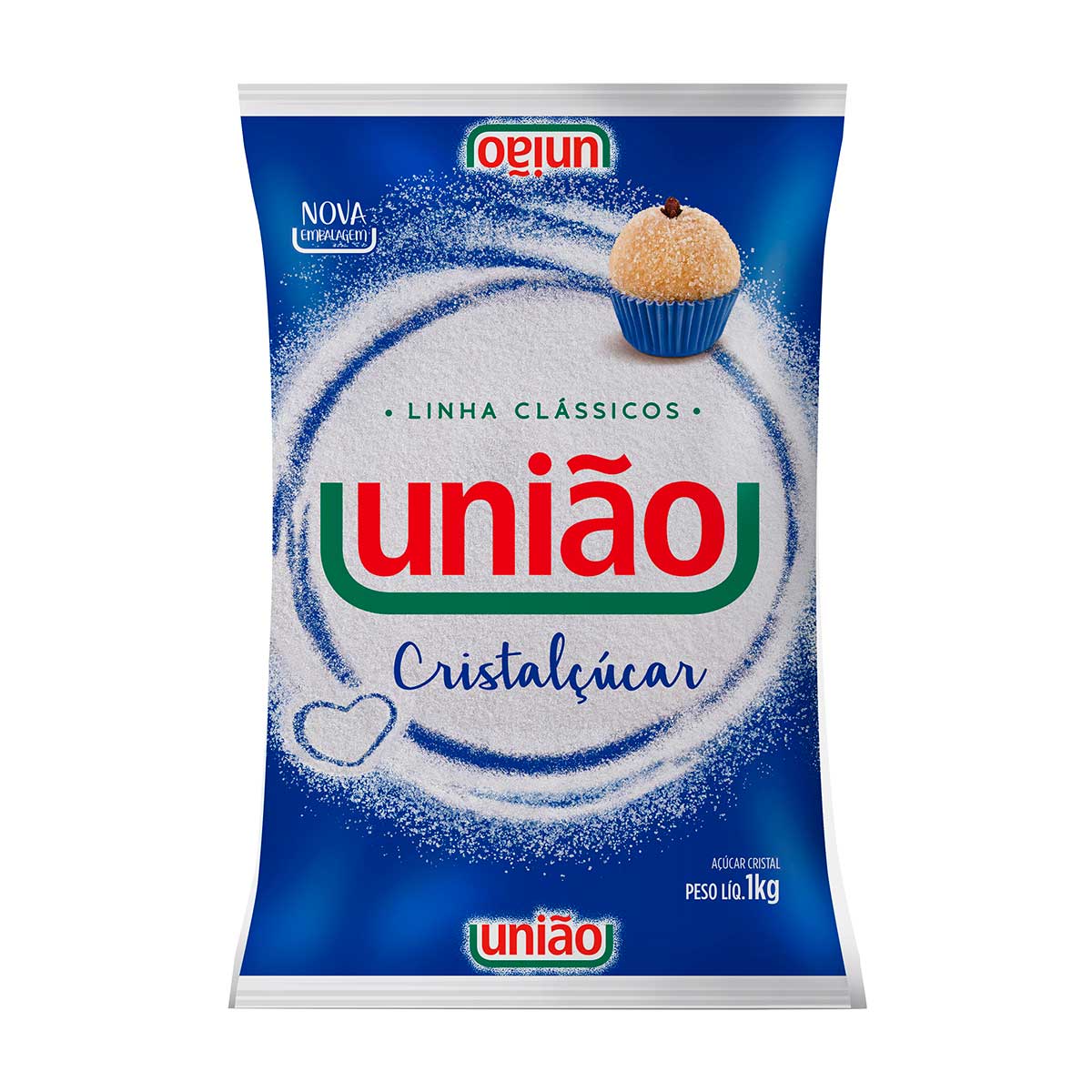 Açúcar Cristal União Cristalçúcar Pacote com 1kg