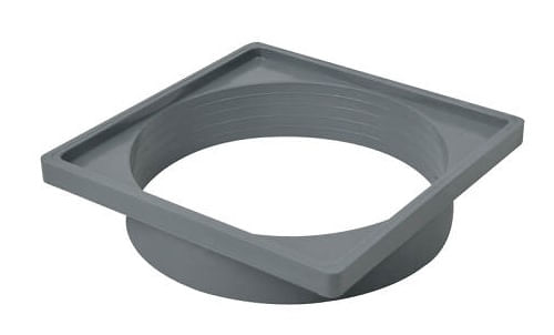 Porta Grelha Amanco Quadrado Cinza 100mm