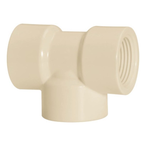 Encontraproduto.com.br - Tee  11/4 Pvc Roscável Branco Amanco