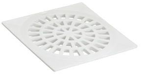 Grelha Amanco N20 100mm Quadrado Branco